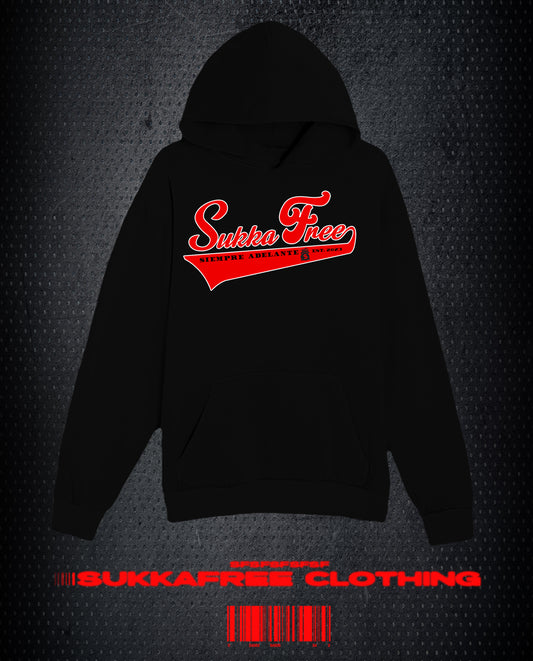 Black & Red Siempre Adelante Hoodie