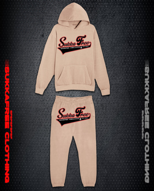 Khaki & Black TrackSuit